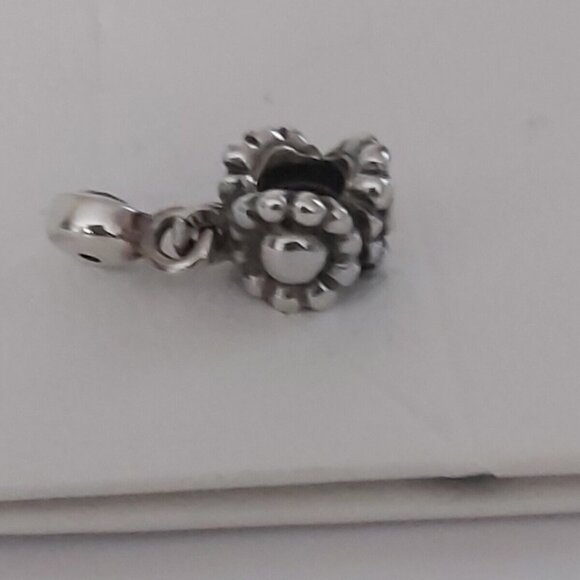 Authentic PANDORA *RETIRED*& RARE SS Blue Topaz Flower Daisy Dangle 790386TPP - Picture 11 of 16